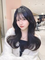 【瀬谷凌人】暗髪ロングのくびれヘア
