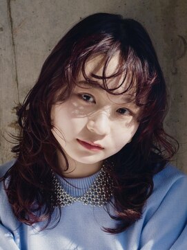 オールド(OLDE) 【OLDE】レイヤーパーマ×ボルドーカラー （亀有)