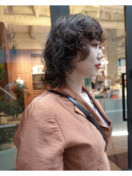 ユルクメゾンシティ 名古屋(JURK MAISON CITY) 【ami style】ウルフパーマ くるくるパーマ