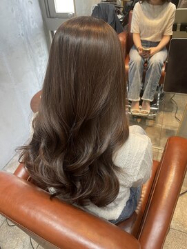 シアー 銀座店(SHEER.) 髪質改善カラー×暗髪カラー【銀座,銀座一丁目美容室】