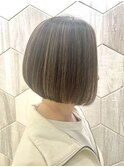 白髪ぼかし/フェイスフレーミング/ハイライト/ボブ