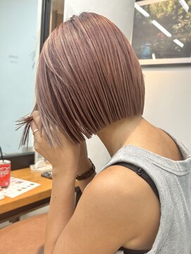 ミィ 表参道(mee.) 似合わせカット ボブヘア 縮毛矯正 ミニボブ 切りっぱなしボブ