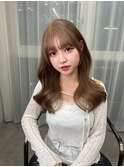 【MISAKI】ミルクティーベージュ/韓国ヘア/レイヤーカット