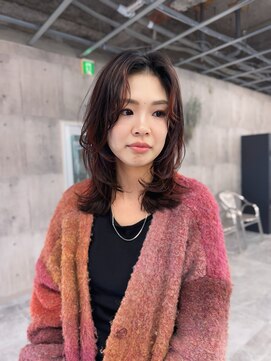 エヴァン(HEVIN) ミディアムウルフレイヤー☆レッド☆