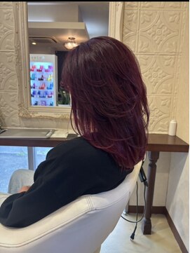 ロマンヤカタ ファース(ROMAN YAKATA fars) ブリーチなしピンクブラウン