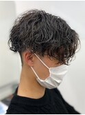 波巻きスパイラル/men's/ツイストスパイラル/メンズパーマ/学割