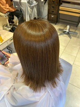 ヘアリゾート粋 ティガ 池袋店(tiga) 透明感ミルクティーアッシュブラウン/ミディアム