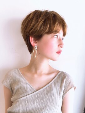 セイドット オモテサンドウ(Say. omotesando) Say.ショート丸みショートくびれショートヘーゼルグレージュ青山