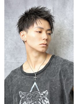 リップス 吉祥寺店 (LIPPS) 黒髪短髪アップバングショート