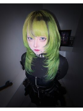 キイ 原宿 表参道(K.e.y) デザインカラー/クロスカラー/ネオングリーン