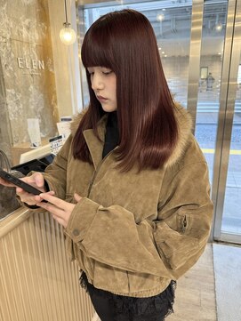 エレン(E L E N) レッドブラウンカラー/レッドブラウン/赤