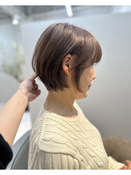 ウチコ 平尾店(u.chi.ko_si) ショートボブと白髪ぼかし