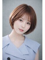 レム 仙台店(L.E.M) 【丸みショートボブ/ナチュラルブラウン】