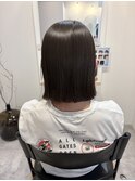 切りっぱなしボブ