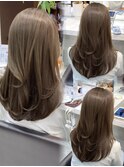 小顔レイヤーカットミディアムレイヤーレイヤーロング【日本橋】