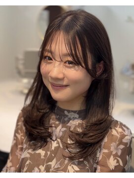 ウチコ 平尾店(u.chi.ko_si) レイヤーカットとショコラブラウン