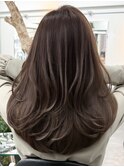 ハイライトバレイヤージュダブルカラーケアブリーチ20代30代