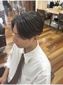 ニュアンスパーマ/センターパート/メンズカット/ツーブロック
