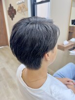 モアニ(MOANI) センターパート×ツーブロック