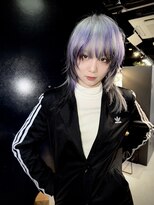 イリス 心斎橋(.elice)&nbsp;セミロングアンブレラカラーミニウルフショートウルフ前髪50代