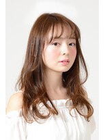 アース 上野店(HAIR&MAKE EARTH) 透けバングのセミウエットストレート【EARTH上野】