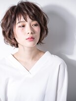 カバーヘア イヴ 戸頭店(COVER HAIR EVE) *EVE戸頭*ダブルバングのブランジュくせ毛風ルーズウェーブw