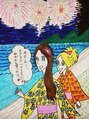美容室 ダン エクセルシア(Dan)&nbsp;花火大会のイラストをUPしました～♪
