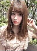 小顔フェザーバング簡単スタイリング大人かわいいSilk-lei吉祥寺