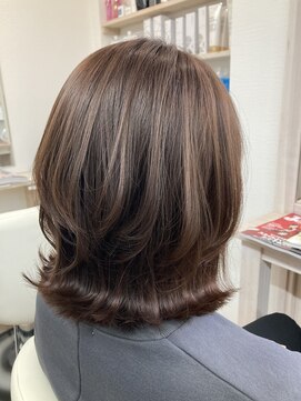 シャルム(Charme) レイヤーボブ/スモーキーピンク