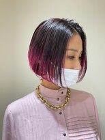 アース クロスガーデン川崎店(HAIR&MAKE EARTH) 裾カラーPINK