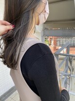 オーシャン(Ocean)&nbsp;［OCEAN Hair&Life 水田成美］グレーベージュイヤリングカラー☆