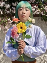 ヌウ(nuu)&nbsp;(kiriyama)ビビットグリーンボブ