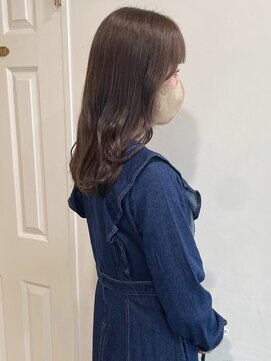 グリーン 渋谷(green) 【MIO】カーキベージュ×コテ巻き