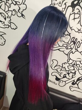 トリックストア(TRICK STORE) 紫ベース　グラデーションカラー