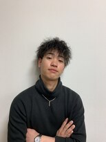 ヘアー ガーデン HAIR Garden men's twist spiral perm/マッシュパーマ/前髪パーマ/20代/30代