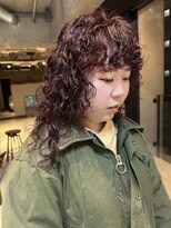 ソイリウム 下北沢(soi rium)&nbsp;【ハードパーマ_レッドブラウン_スパイラルパーマ】