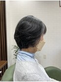 上品な白髪スタイル