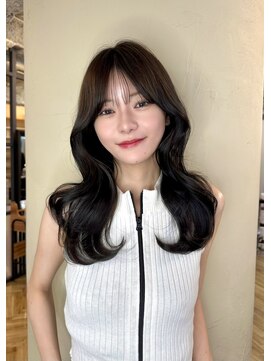 マインバイアフロートギンザ(MYNE by AFLOAT GINZA) 王道韓国くびれヘア/暗髪カラー【銀座】