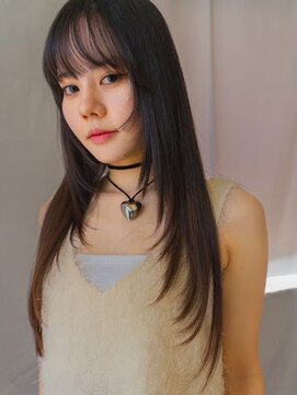 デビュー 沖縄泡瀬店(Debut) 黒髪/ボブウルフ/ネビージュ/小顔/ワンレン/レイヤーカット