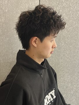 ニアウ 太田店(Niau) メンズショートスパイキーショートソフトツイストスパイラル
