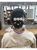 【高間香鈴】結婚式ヘアセット♪浴衣アレンジ