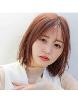 ヘアーサロン カミヤ(hair salon kamiya)&nbsp;ボブ／ピンクベージュ