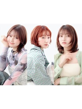 【口コミ多数☆ヘッドスパ】透明感のある色味を叶える[marche]トレンドも似合わせで理想の仕上がりに♪