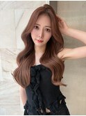 【稲永麻衣】レイヤーカット+ロングヘア+ダブルカラー+韓国ヘア