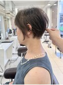 【50代・60代限定】まとまり艶ショートボブ/髪質改善／しらさん