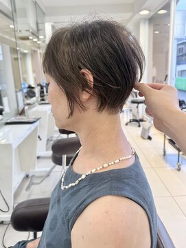 ハピネス 西大寺店(Happiness) 【50代・60代限定】まとまり艶ショートボブ/髪質改善／しらさん