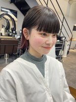 ヌープヘアーアイス(NUUP.hair ici)&nbsp;◎大人上品インナーカラー×美髪ボブ