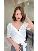 ロンドヴァリー 渋谷店(Lond vallee)&nbsp;韓国風タンバルモリ×オリーブベージュ