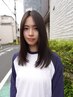 〔平日限定学割U24〕似合わせ小顔カット＋艶カラー￥5500【学芸大学】