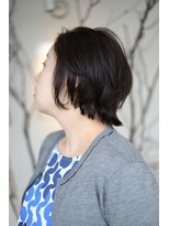 フランジェッタヘアー(Frangetta hair)&nbsp;ウル艶レイヤーボブ